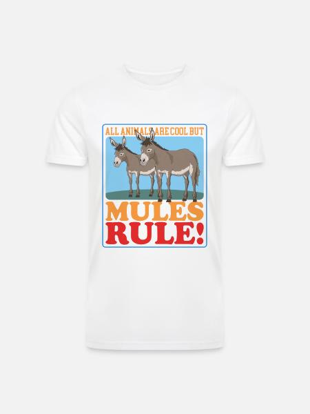 Mule Lover Mules Rule - Men’s Tri-Blend Organic T-Shirt - 