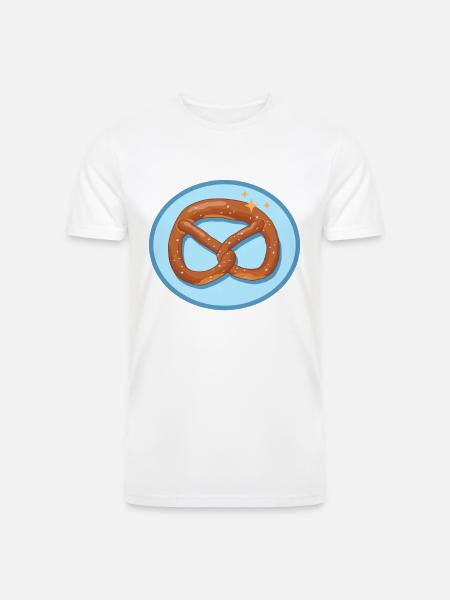 Pretzel Pretzels Lover - Men’s Tri-Blend Organic T-Shirt -