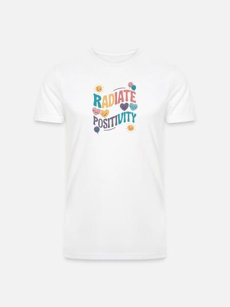 Radiate Positivity - Men’s Tri-Blend Organic T-Shirt -