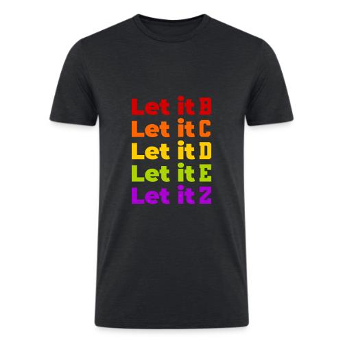 Let It Be Alphabetical - Men’s Tri-Blend Organic T-Shirt
