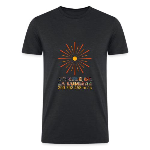Speed of light - Men’s Tri-Blend Organic T-Shirt