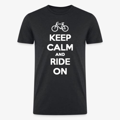 keep_calm_and_ride_on - Men’s Tri-Blend Organic T-Shirt