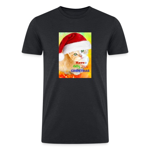 Sweet Punkin Santa - Men’s Tri-Blend Organic T-Shirt