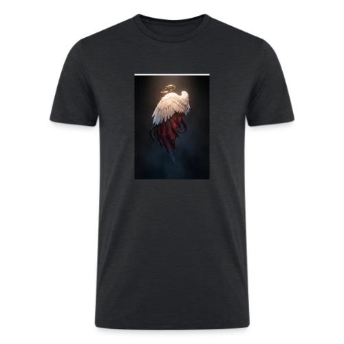 Angel vs Demon Wings Dark Aesthetic Gothic T-Shirt - Men’s Tri-Blend Organic T-Shirt