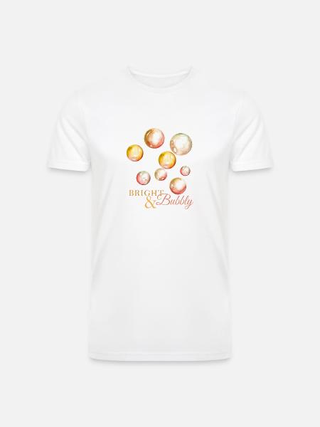 Bubbles - Men’s Tri-Blend Organic T-Shirt - 