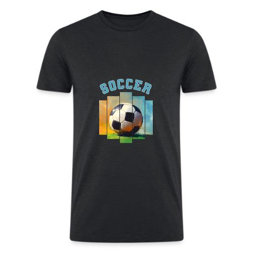 Soccer Ball Vibes - Men’s Tri-Blend Organic T-Shirt