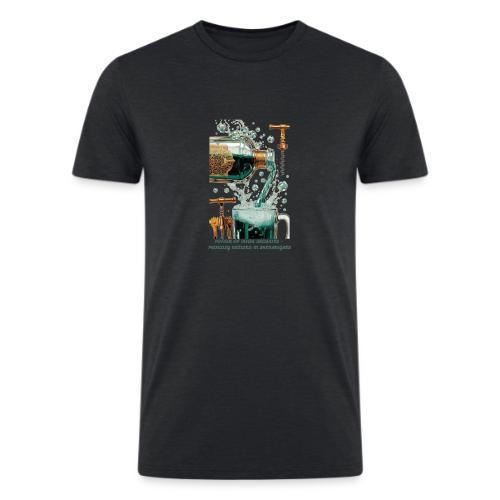Potion of Poor Decisions Bottle Graphic Tee - Men’s Tri-Blend Organic T-Shirt