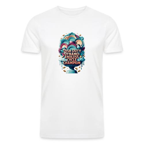 Dish Duty Dynamo T Shirt, Endless Cycle Champion - Men’s Tri-Blend Organic T-Shirt