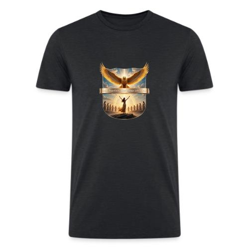 Women’s Day Eagle Matriarch T Shirt,, Gift for Mom - Men’s Tri-Blend Organic T-Shirt