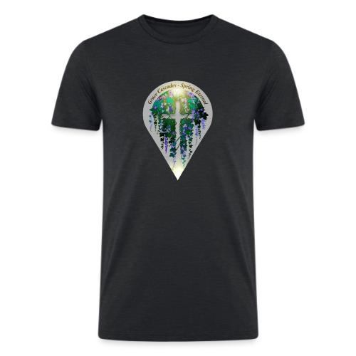 Easter Grace Cascades Vine T Shirt, Renewal Gift - Men’s Tri-Blend Organic T-Shirt