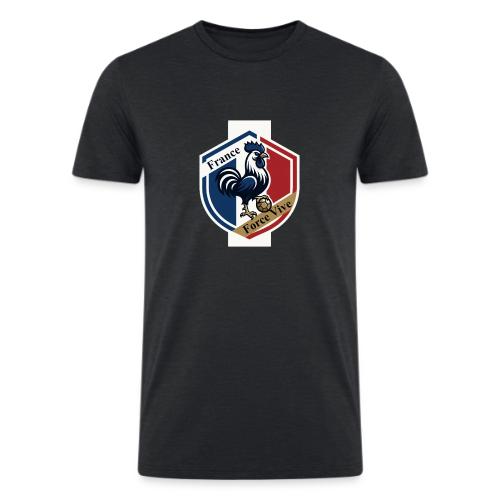 France Rooster T-Shirt, Bleu-Blanc-Rouge gift - Men’s Tri-Blend Organic T-Shirt