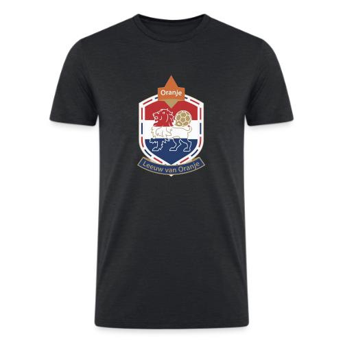Netherlands Lion Crest T-Shirt, Dutch Badge Gift - Men’s Tri-Blend Organic T-Shirt