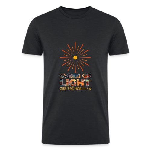 Speed of light - Men’s Tri-Blend Organic T-Shirt