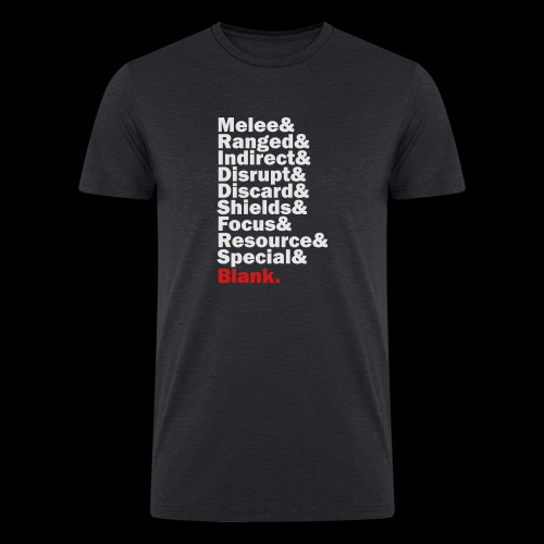 Discard to Reroll - Sides of the Die - Men’s Tri-Blend Organic T-Shirt