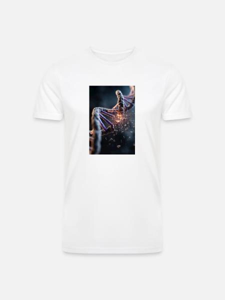 DNA Breakdown Explosion - Men’s Tri-Blend Organic T-Shirt - 