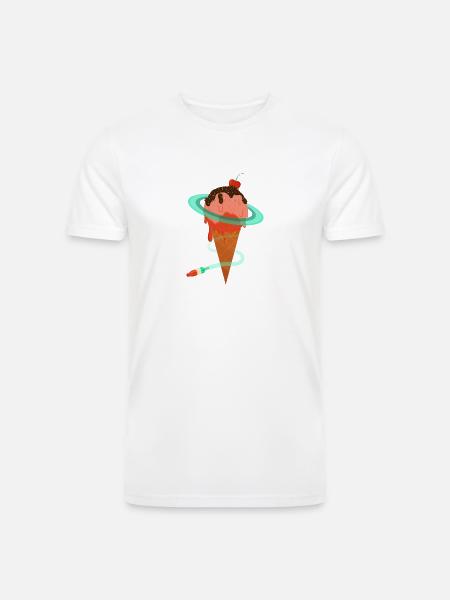Ice Cream Planet - Men’s Tri-Blend Organic T-Shirt -