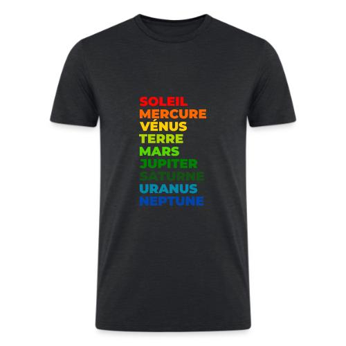 Solar System in Color - Men’s Tri-Blend Organic T-Shirt