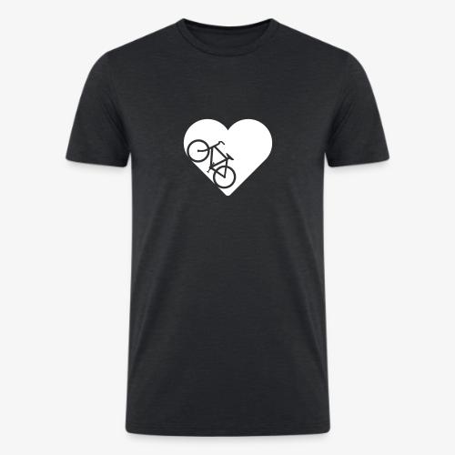 Bike in heart - Men’s Tri-Blend Organic T-Shirt