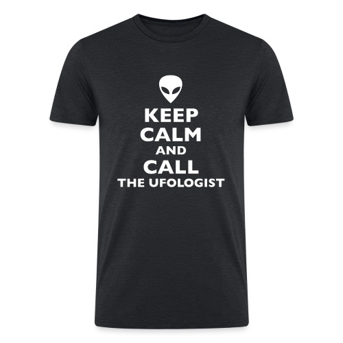 Keep Calm Call Ufologist - Men’s Tri-Blend Organic T-Shirt
