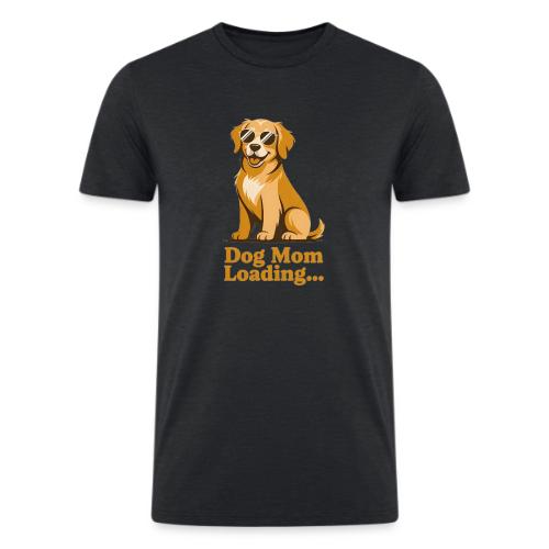 Dog Mom Loading Golden Retriever Sunglasses - Men’s Tri-Blend Organic T-Shirt
