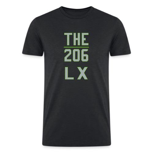 THE | 206 - Vibrant Fan Fashion - Game Win Edition - Men’s Tri-Blend Organic T-Shirt