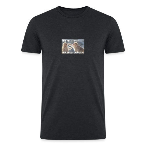 funny animal memes shirt - Men’s Tri-Blend Organic T-Shirt