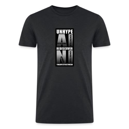 Unhype AI Rediscover NI - Men’s Tri-Blend Organic T-Shirt