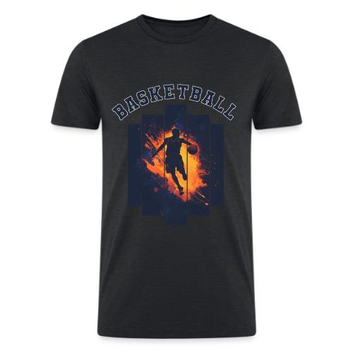 Basketball Power - Men’s Tri-Blend Organic T-Shirt