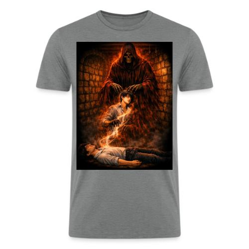Kalru – The Soul Reaper of the Underworld - Men’s Tri-Blend Organic T-Shirt
