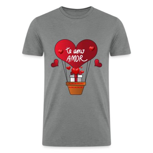 Fashion Valentine's Day Hearts, Gifts February 14 - Men’s Tri-Blend Organic T-Shirt