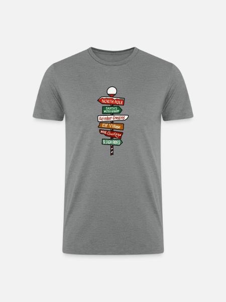 Signs of Imagination Collection. - Men’s Tri-Blend Organic T-Shirt - heather gray