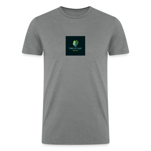 FAL Green Brain Logo - Men’s Tri-Blend Organic T-Shirt