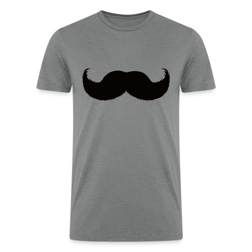 Mustache Tee - Men’s Tri-Blend Organic T-Shirt