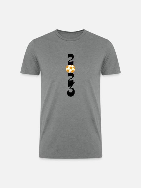 SPORT FOOTBALL - Men’s Tri-Blend Organic T-Shirt - heather gray
