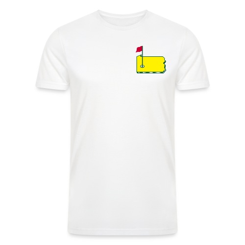Pittsburgh Golf (2-sided) - Men’s Tri-Blend Organic T-Shirt