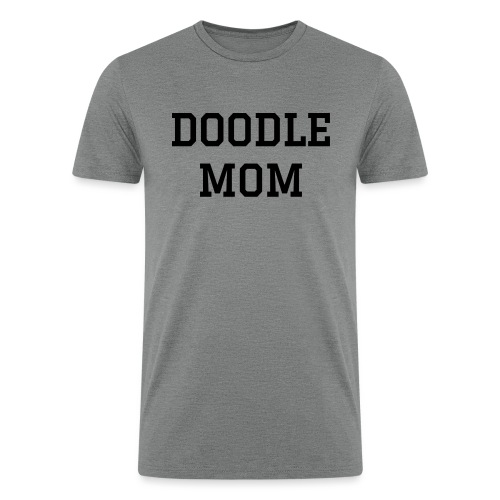 Doodle Mom Black Varsity - Men’s Tri-Blend Organic T-Shirt