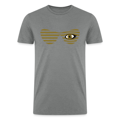 Blinded Peeking - Men’s Tri-Blend Organic T-Shirt