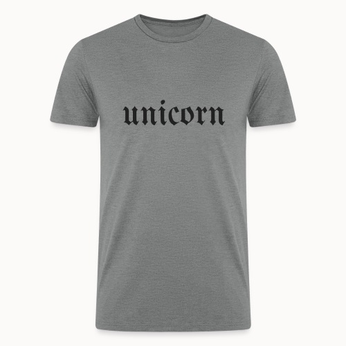 Gothic Unicorn - Men’s Tri-Blend Organic T-Shirt