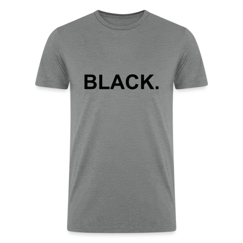 Black - Men’s Tri-Blend Organic T-Shirt