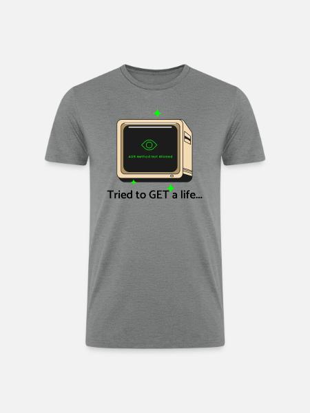 405 - Men’s Tri-Blend Organic T-Shirt - heather gray