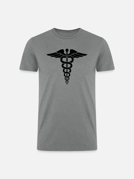 medical - Men’s Tri-Blend Organic T-Shirt - heather gray