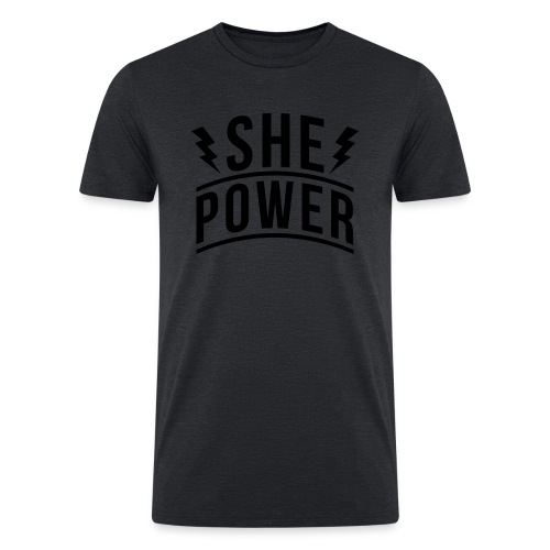 She Power - Men’s Tri-Blend Organic T-Shirt