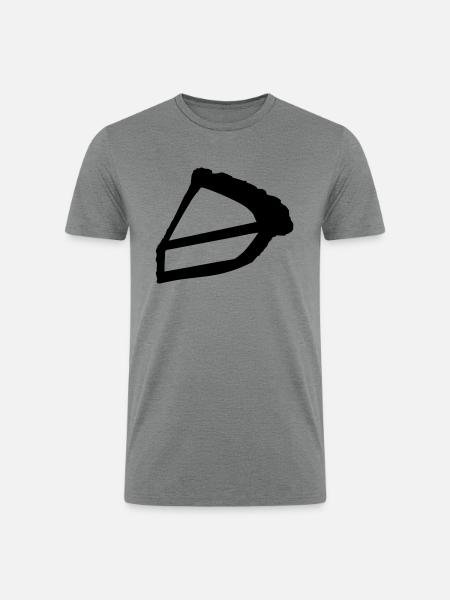 pie - Men’s Tri-Blend Organic T-Shirt - heather gray
