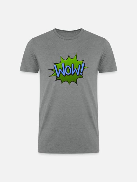 WOWscape - Men’s Tri-Blend Organic T-Shirt - heather gray