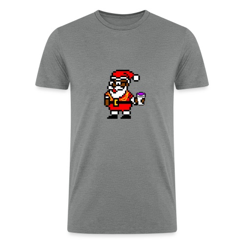 trap_santa - Men’s Tri-Blend Organic T-Shirt