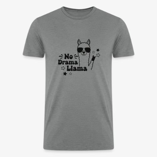 No Drama Llama - Men’s Tri-Blend Organic T-Shirt