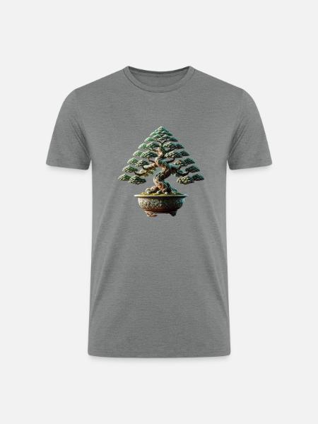 Bonsai - Men’s Tri-Blend Organic T-Shirt - heather gray