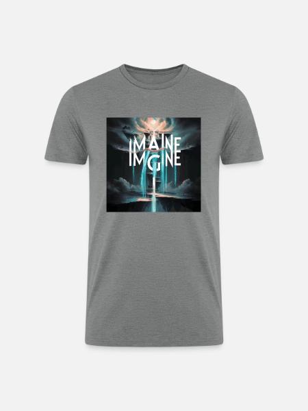 Imagine - Men’s Tri-Blend Organic T-Shirt - heather gray