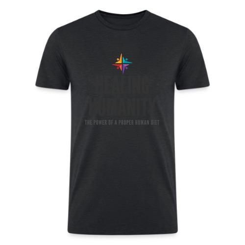 Healing Humanity Color Logo - Men’s Tri-Blend Organic T-Shirt