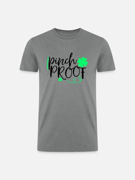 Pinch Proof - Men’s Tri-Blend Organic T-Shirt - heather gray